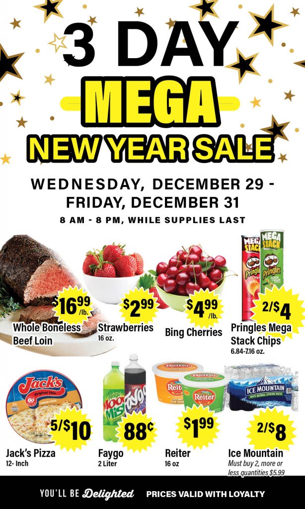 3 Day Mega Sale